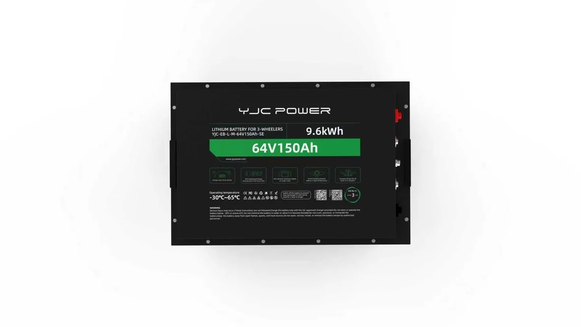 YJC-EB-L-M-64V150Ah-SE লেবেলের বিস্তারিত — 64 V 150 Ah