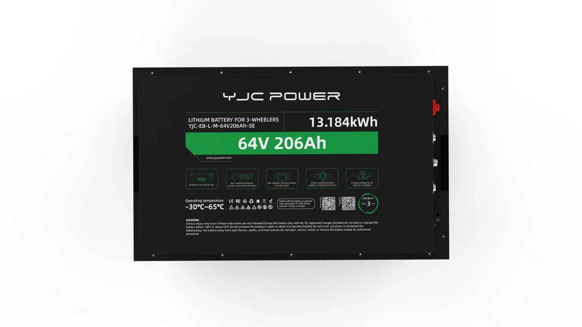YJC-EB-L-M-64V206Ah-SE লেবেলের বিস্তারিত — 64 V 206 Ah