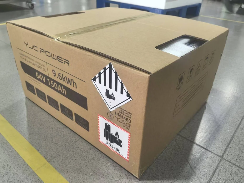 UN 3480 certified export cartons