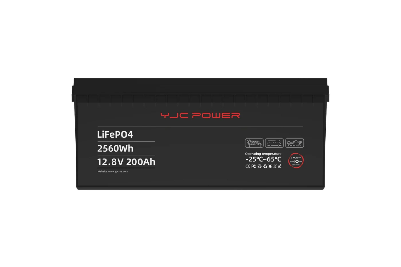 YJC-LB12200 12.8 V 200 Ah LiFePO4 IPS battery