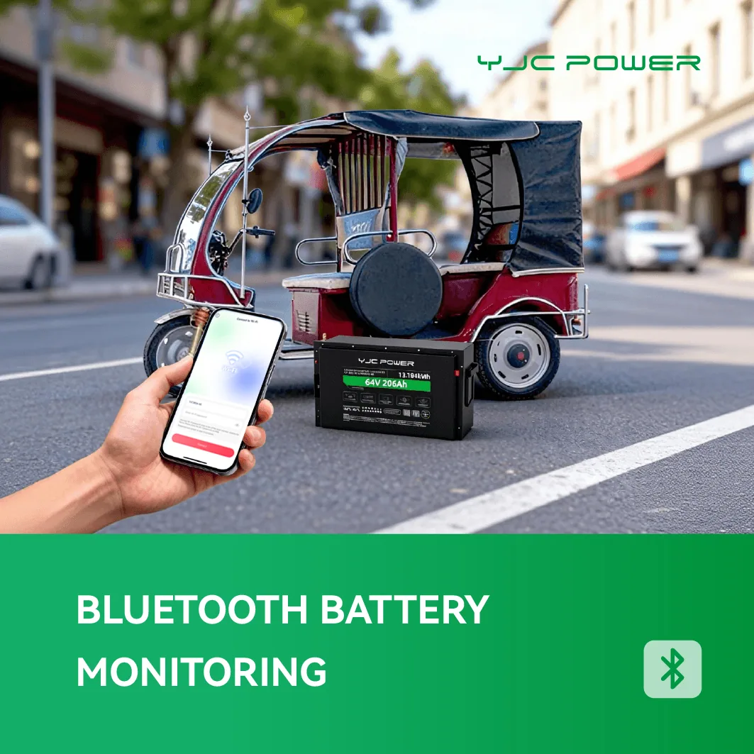 YJC Power three-wheeler lithium battery pack