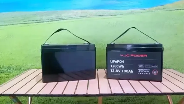 YJC Power 12.8 V 100 Ah LiFePO4 IPS ব্যাটারির ভিডিও কভার